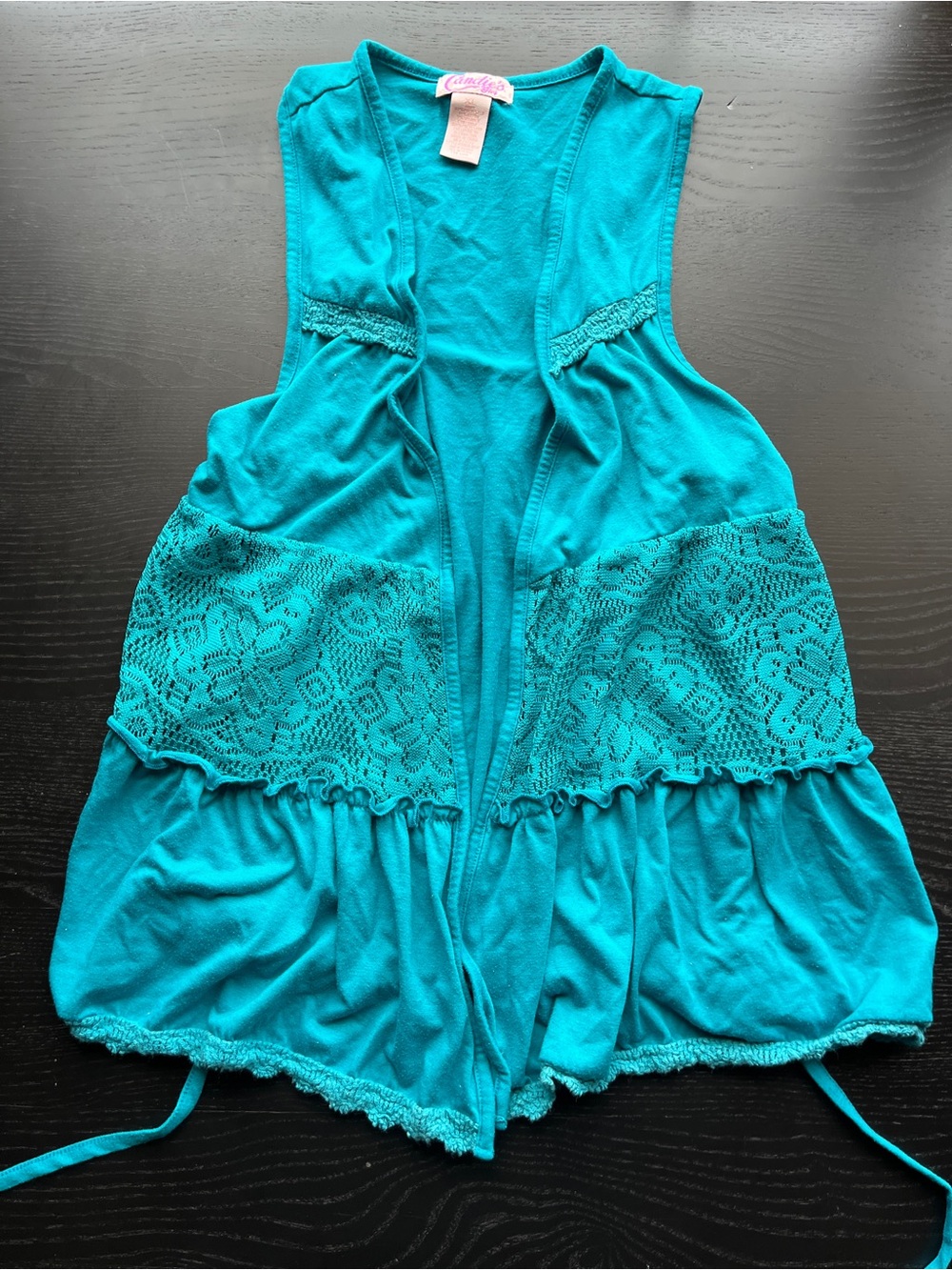 Candie's Teal Sleeveless Layering Tank